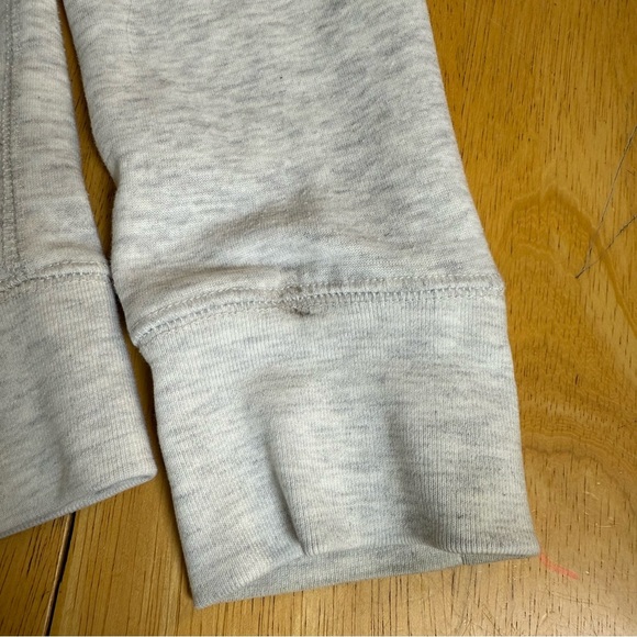 Aeropostale Jacket Womens Sz L Hooded Full Zip Gray Pockets Drawstring Aero - Picture 9 of 10